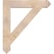 Ekena Millwork Traditional Arts & Crafts Smooth Bracket, Douglas Fir, 5 1/2"W x 36"D x 40"H BKT06X36X40TRA03SDF - alternate 3